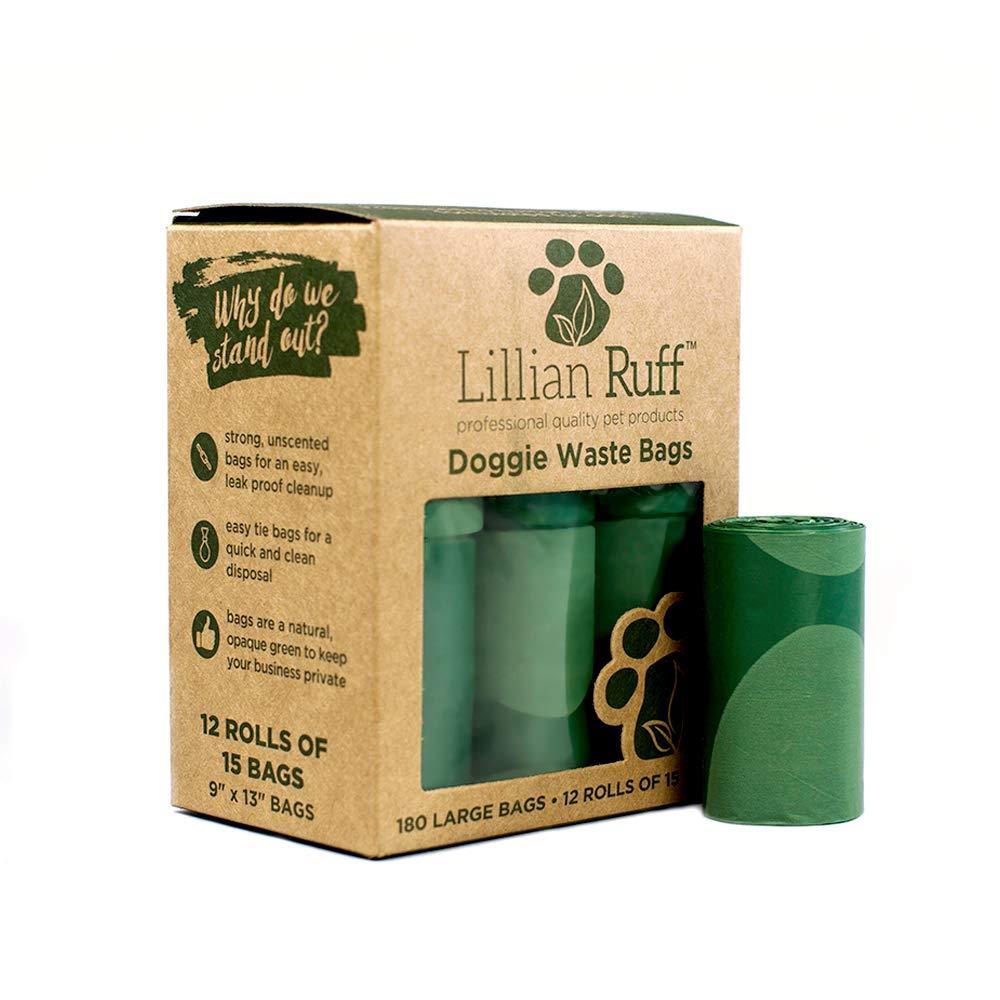 Waste Bag Dispenser Refill Pack - Lillian Ruff-LR-12PACK-DOGBAGS