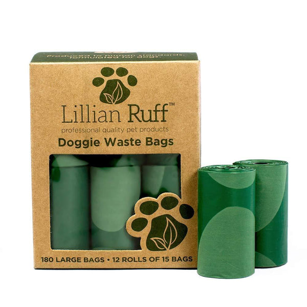 Waste Bag Dispenser Refill Pack - Lillian Ruff-LR-12PACK-DOGBAGS